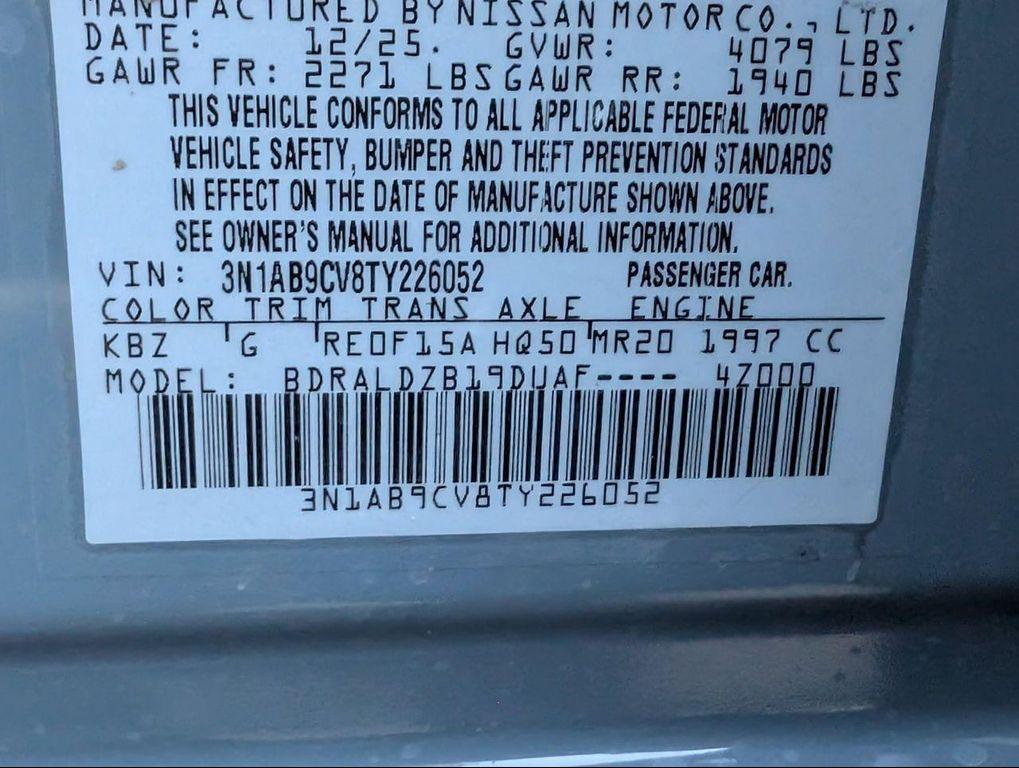 new 2026 Nissan Sentra car, priced at $24,483