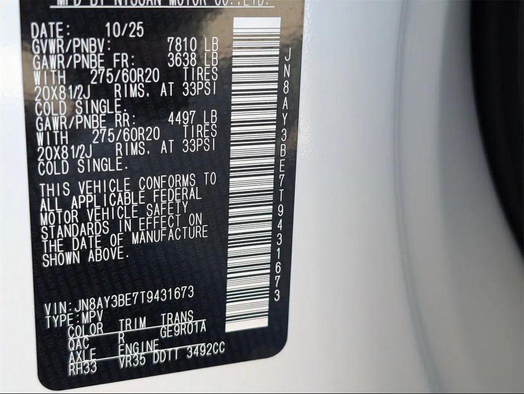 new 2026 Nissan Armada car, priced at $65,066