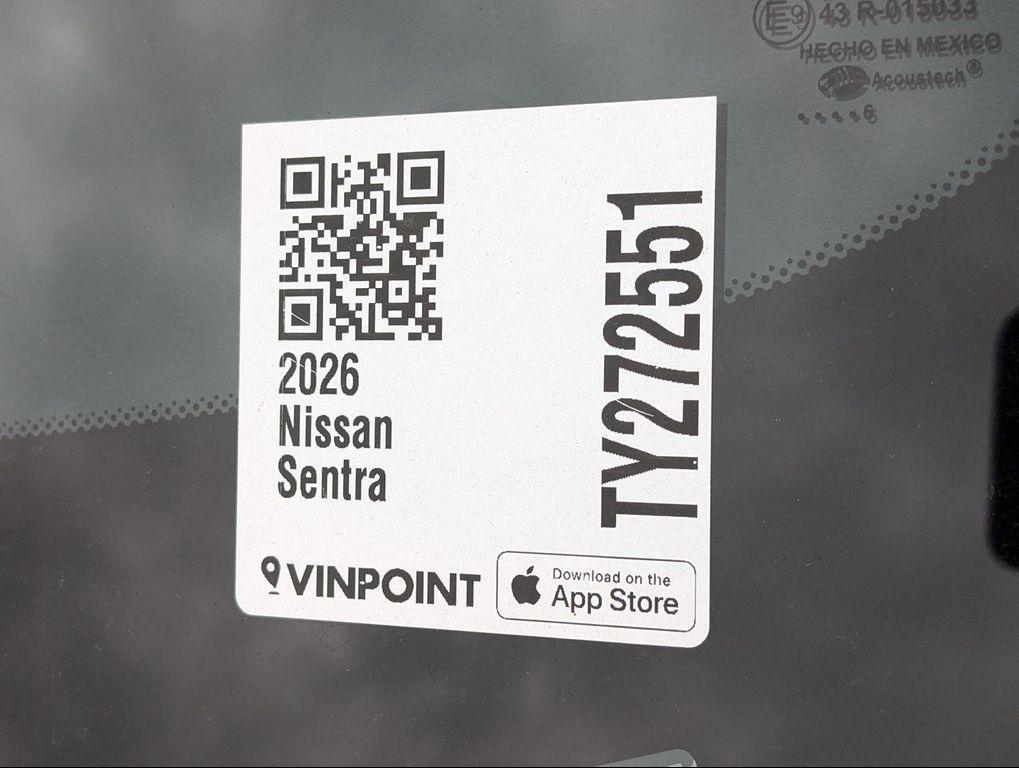 new 2026 Nissan Sentra car, priced at $22,676