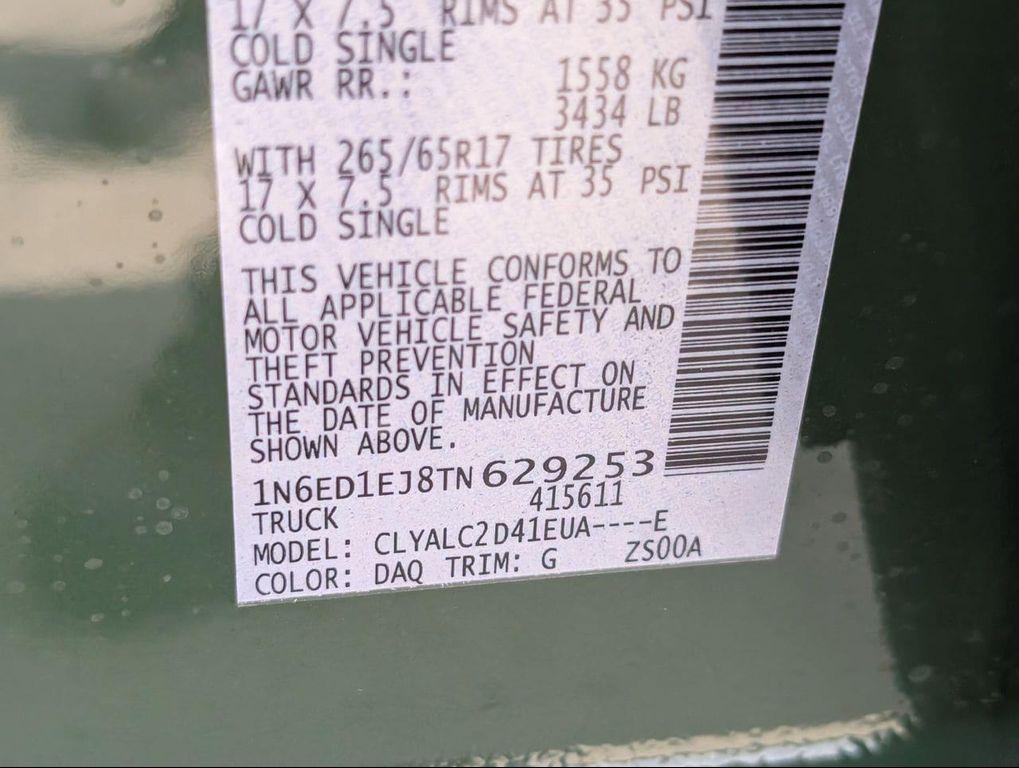new 2026 Nissan Frontier car, priced at $35,532