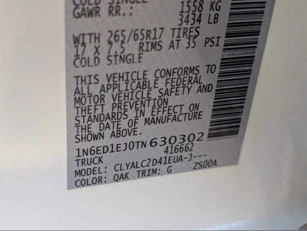 new 2026 Nissan Frontier car, priced at $35,215