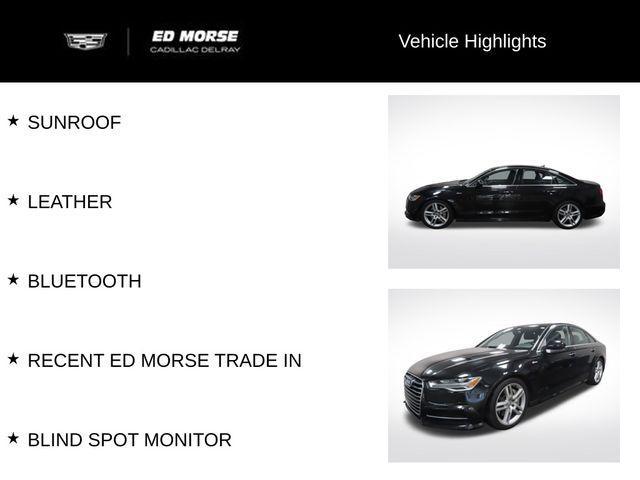 used 2016 Audi A6 car, priced at $17,995