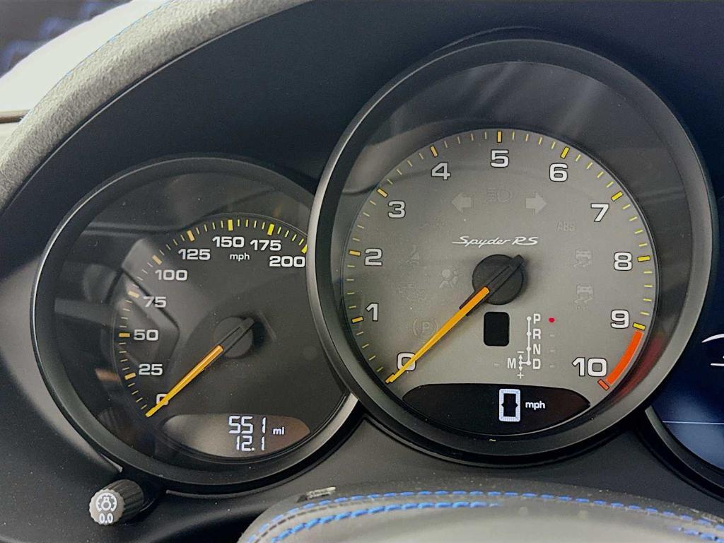 used 2025 Porsche 718 Spyder car, priced at $229,900