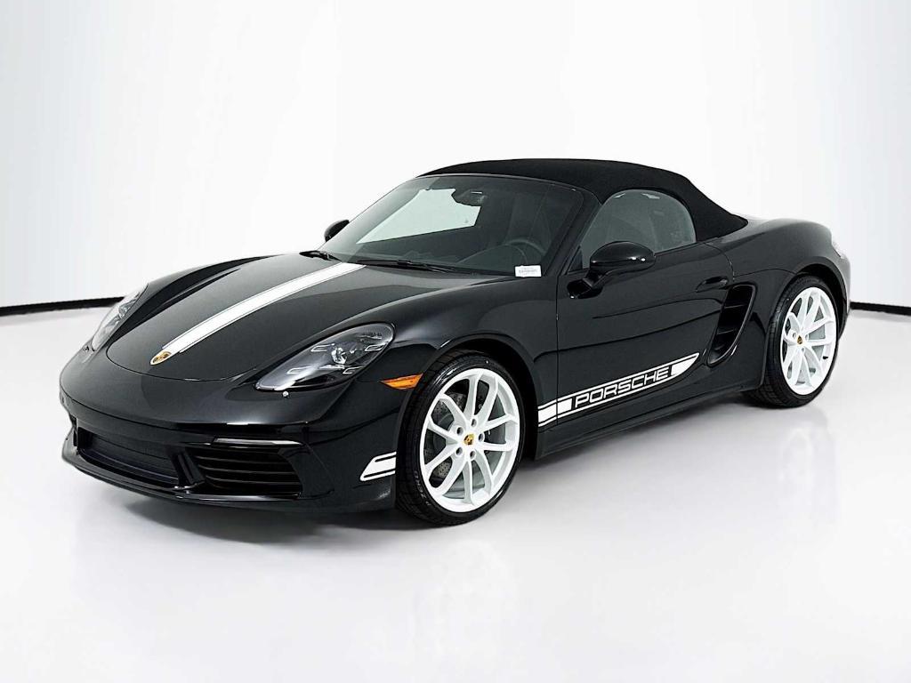 new 2025 Porsche 718 Boxster car, priced at $98,885
