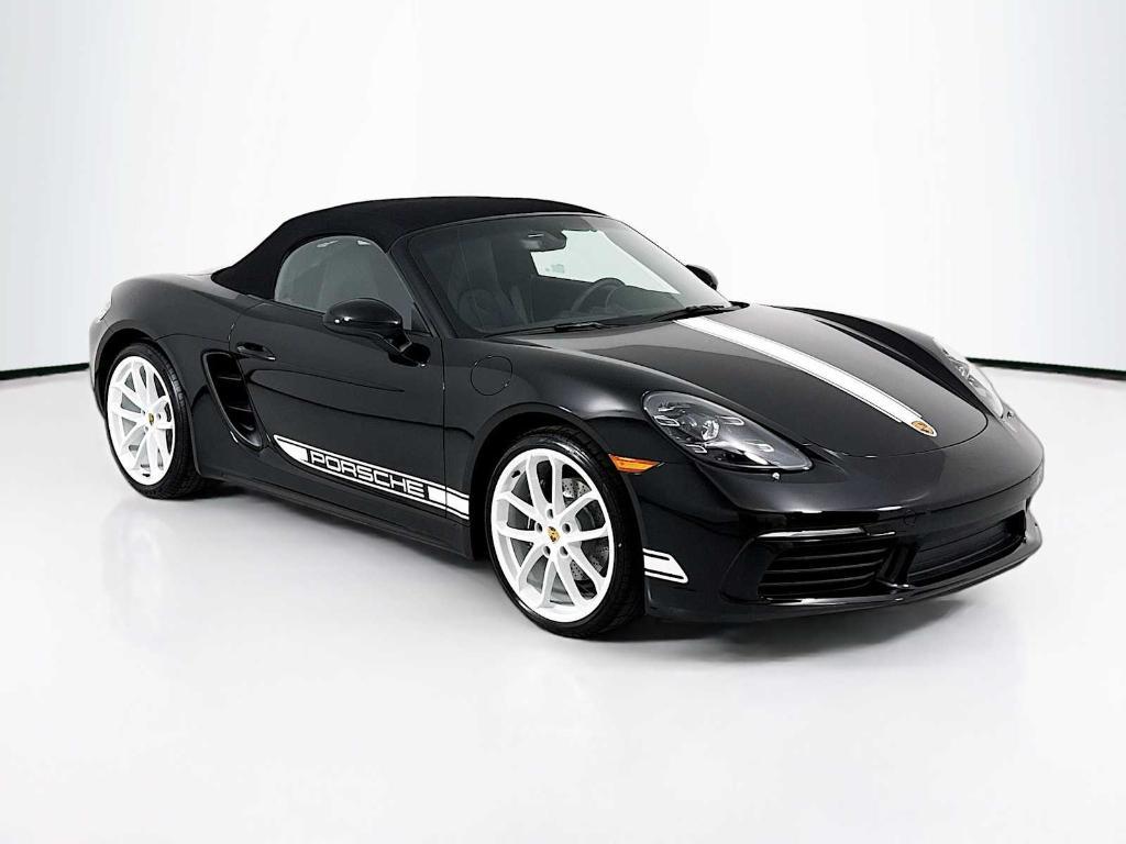 new 2025 Porsche 718 Boxster car, priced at $98,885