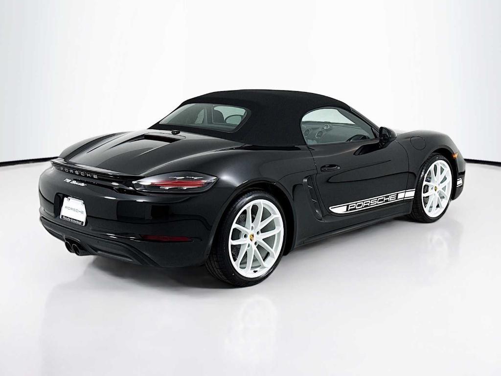 new 2025 Porsche 718 Boxster car, priced at $98,885
