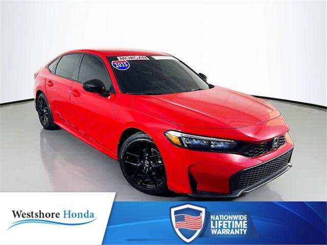 used 2025 Honda Civic car, priced at $24,854