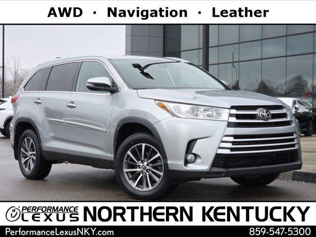 used 2019 Toyota Highlander car, priced at $20,345