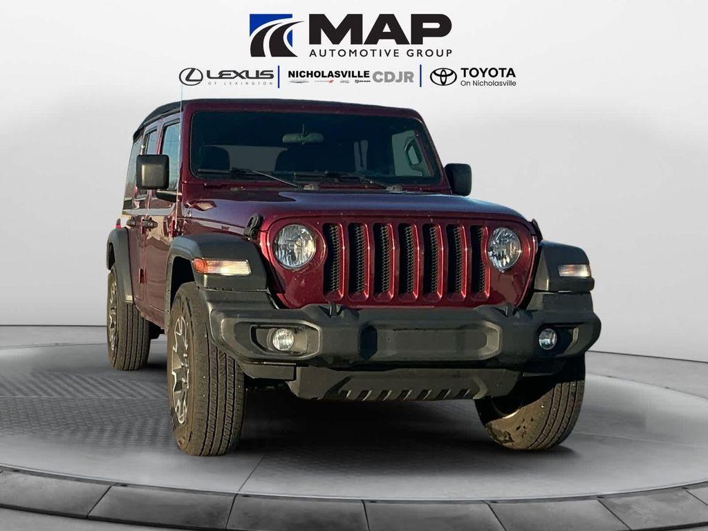 used 2021 Jeep Wrangler Unlimited car, priced at $25,788