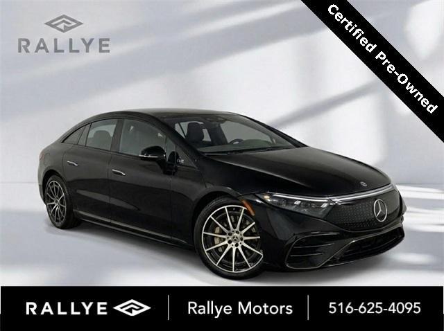 used 2022 Mercedes-Benz EQS 580 car, priced at $52,049