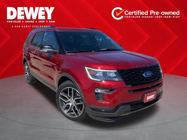 used 2019 Ford Explorer car, priced at $19,517