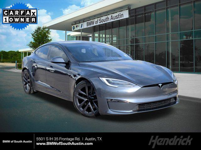 used 2021 Tesla Model S car, priced at $56,911