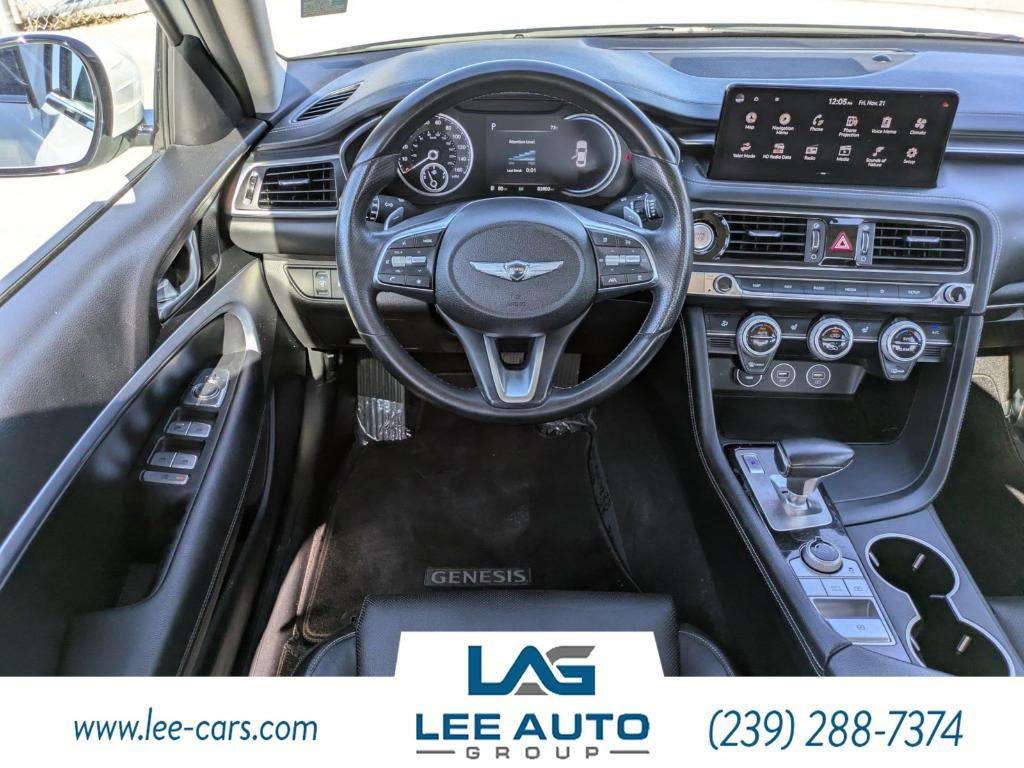 used 2022 Genesis G70 car, priced at $19,000