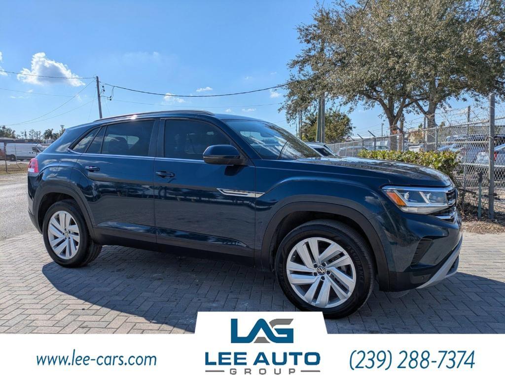 used 2021 Volkswagen Atlas Cross Sport car, priced at $17,000