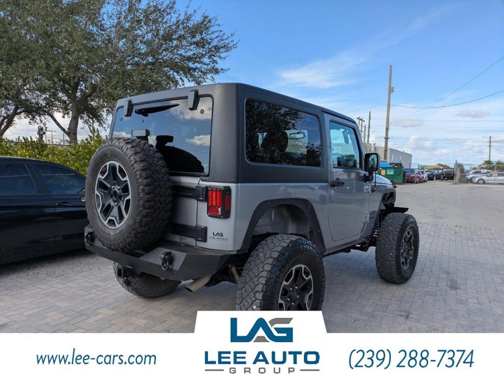 used 2016 Jeep Wrangler car, priced at $12,000