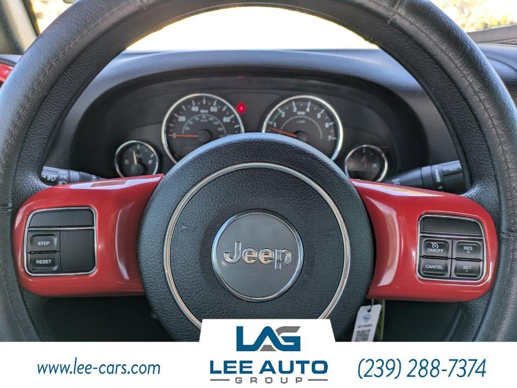 used 2017 Jeep Wrangler Unlimited car, priced at $15,000