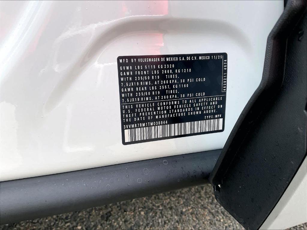 new 2026 Volkswagen Tiguan car, priced at $36,449