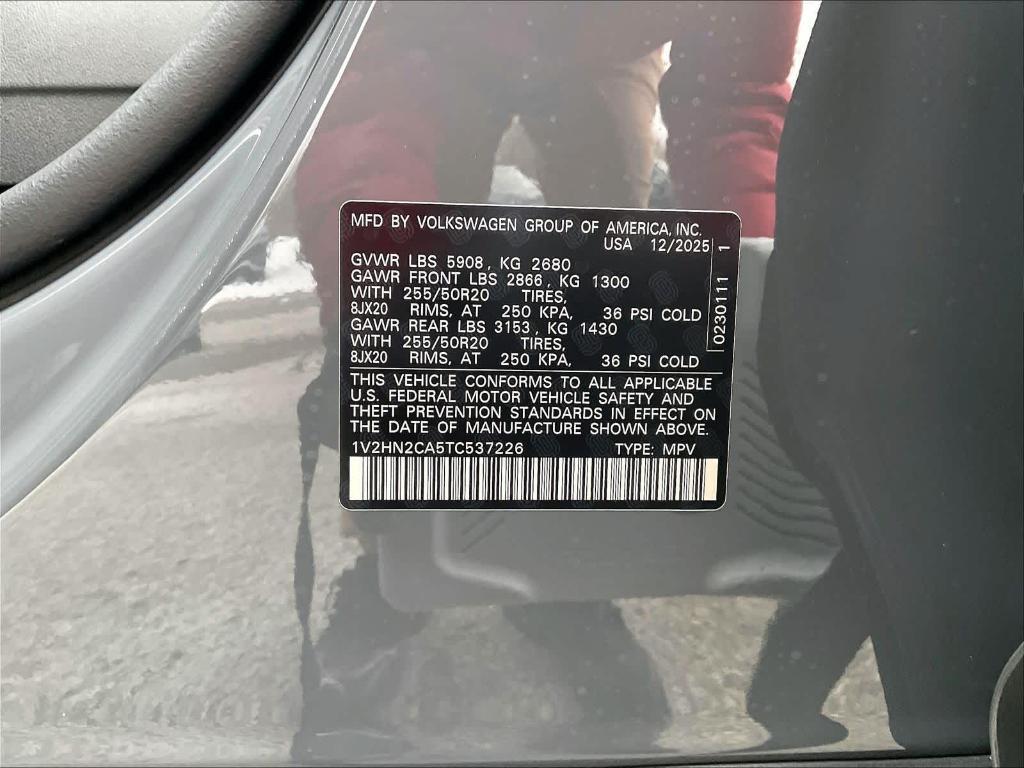 new 2026 Volkswagen Atlas car, priced at $45,006