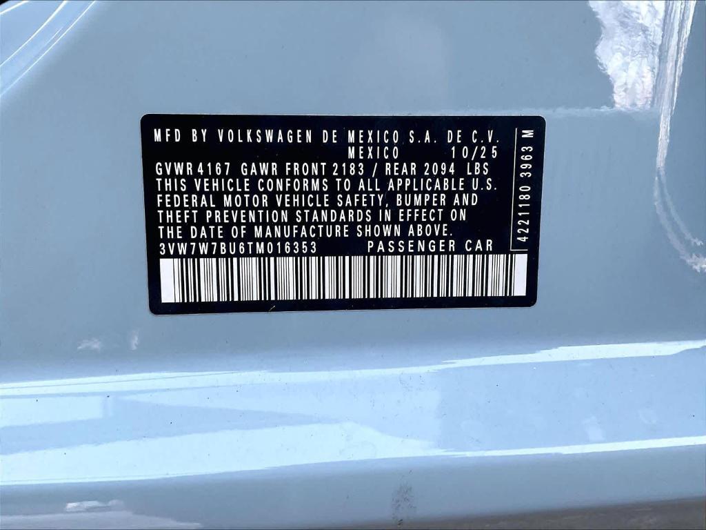 new 2026 Volkswagen Jetta car, priced at $27,807