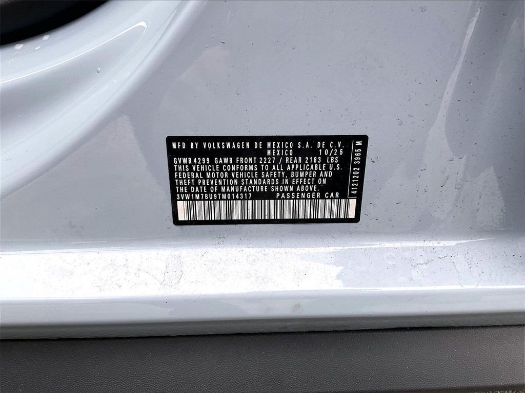 new 2026 Volkswagen Jetta GLI car, priced at $37,118