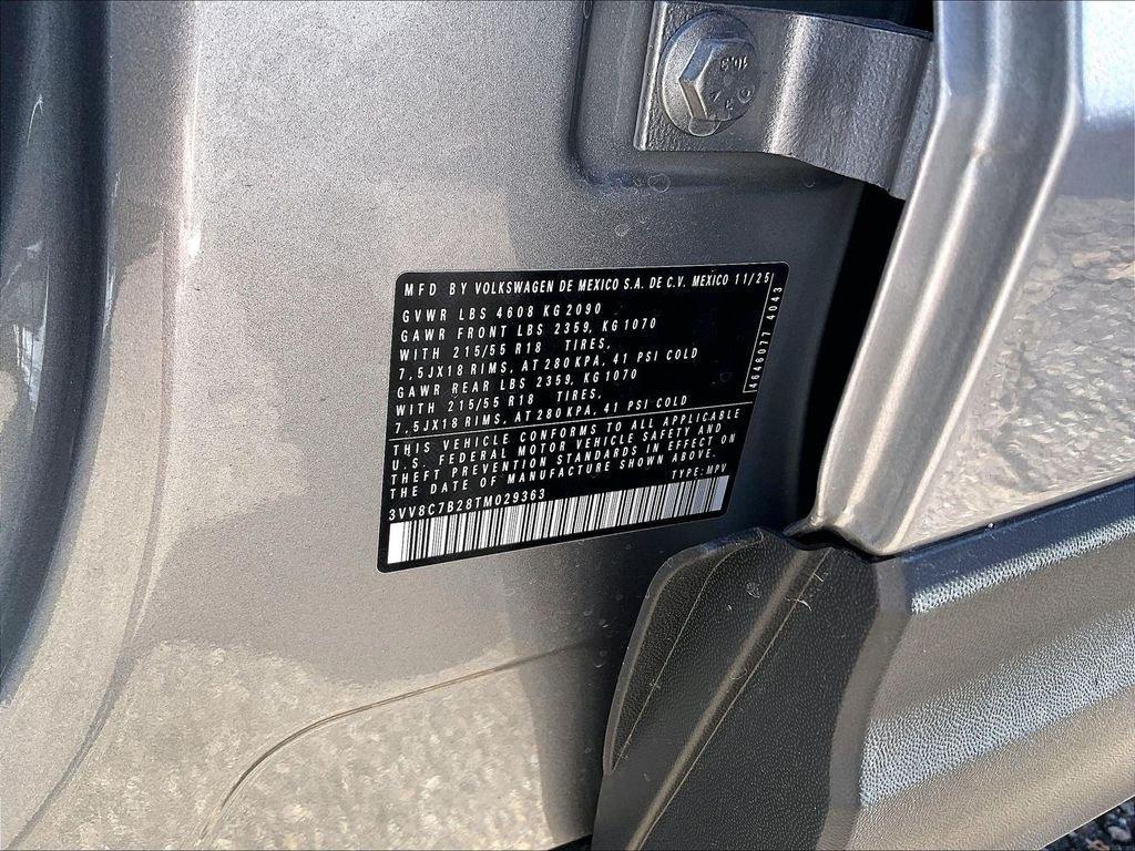 new 2026 Volkswagen Taos car, priced at $29,370