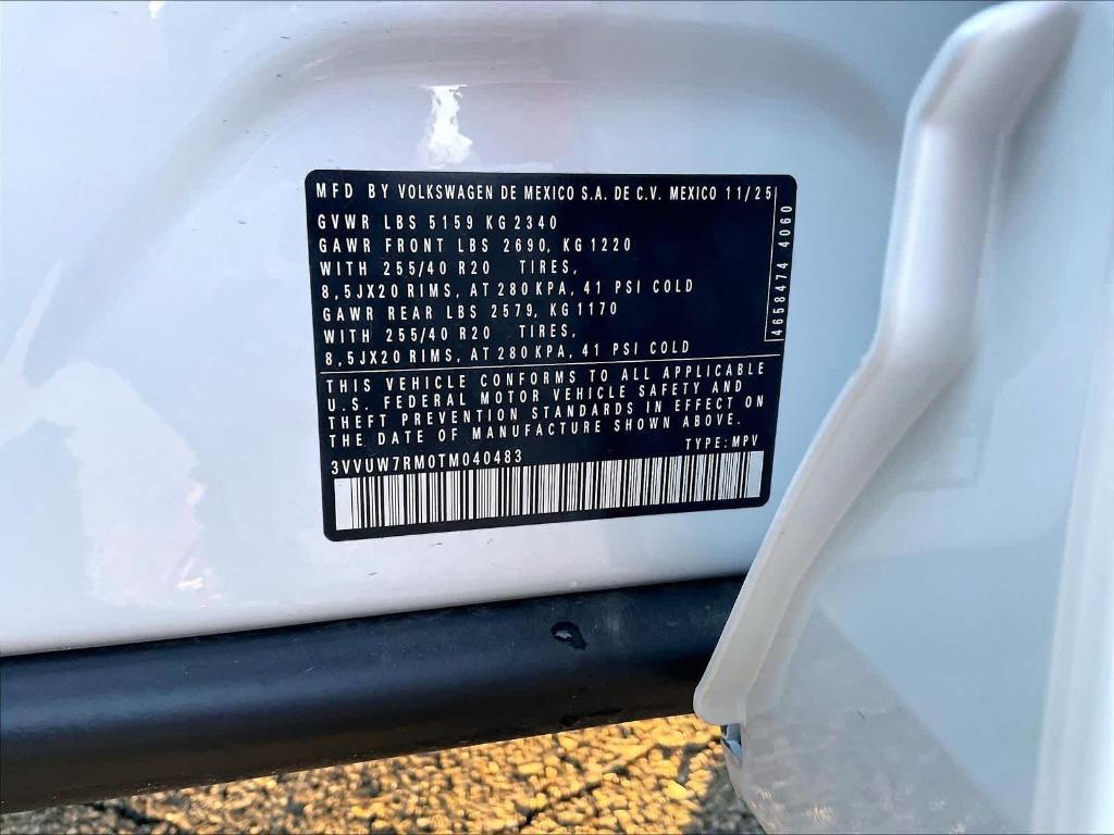 new 2026 Volkswagen Tiguan car, priced at $44,218