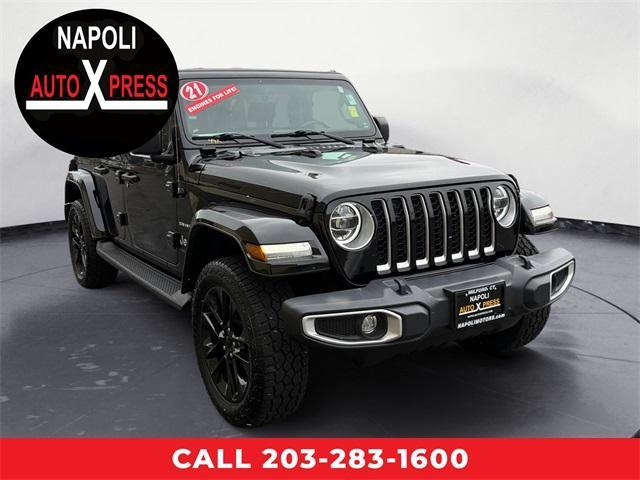 used 2021 Jeep Wrangler Unlimited 4xe car, priced at $27,059