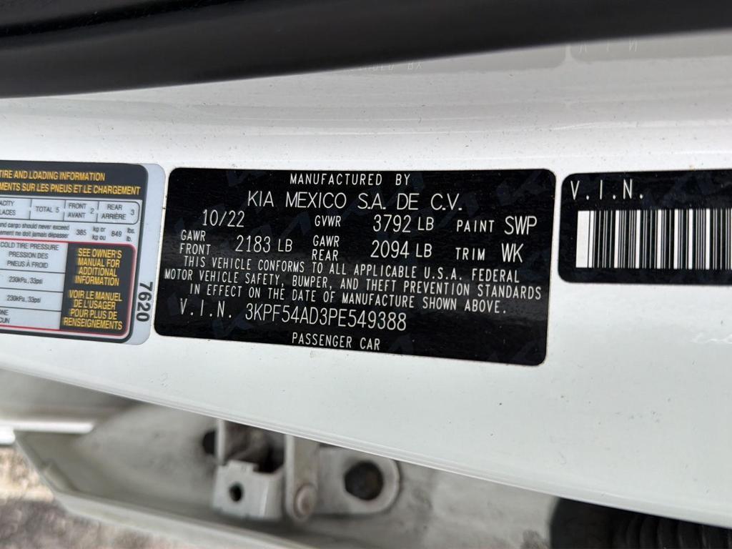used 2023 Kia Forte car, priced at $21,793
