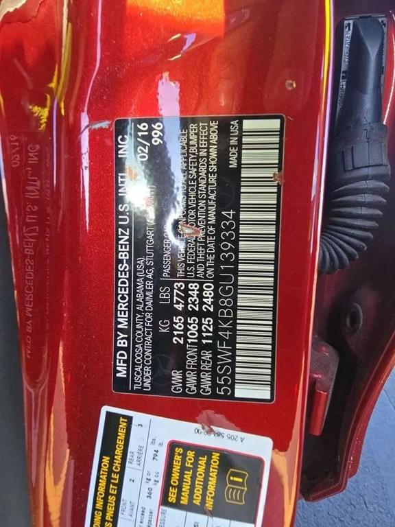 used 2016 Mercedes-Benz C-Class car, priced at $20,844