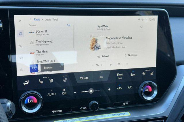 new 2026 Lexus TX 500h car, priced at $77,098