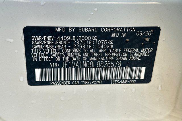 used 2020 Subaru WRX car, priced at $15,488