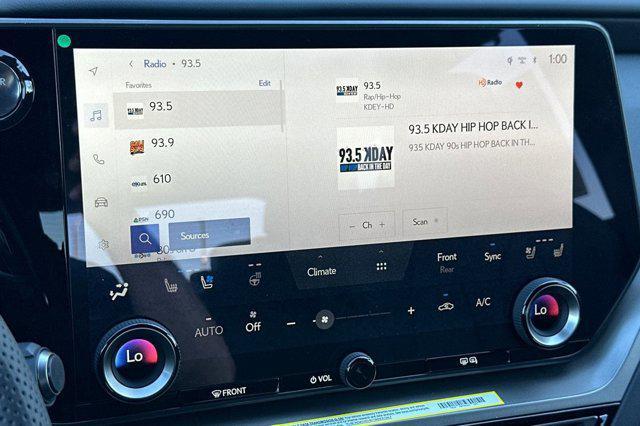 new 2026 Lexus TX 500h car, priced at $76,659