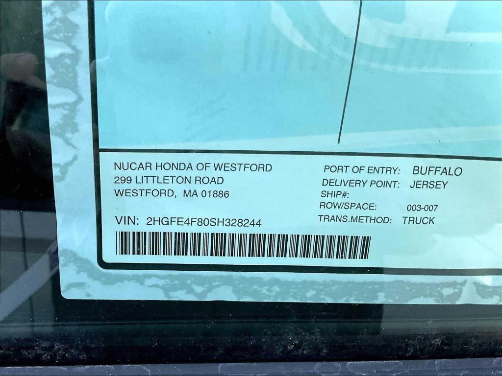 new 2025 Honda Civic Hybrid car, priced at $29,271