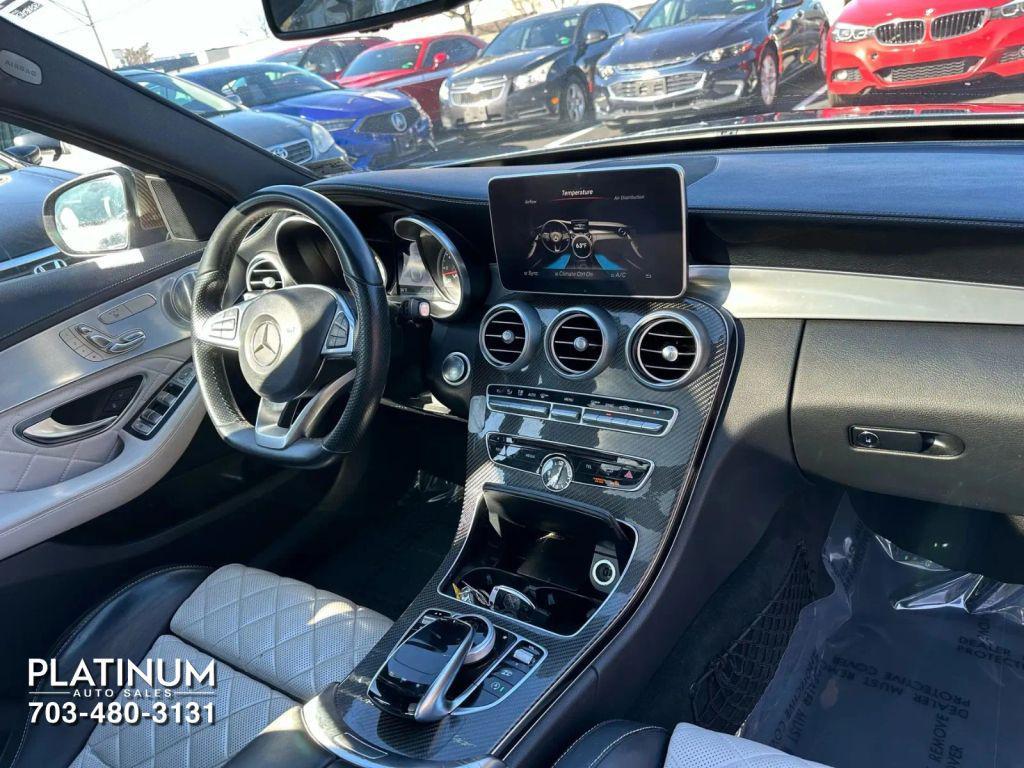 used 2018 Mercedes-Benz AMG C 43 car, priced at $21,995