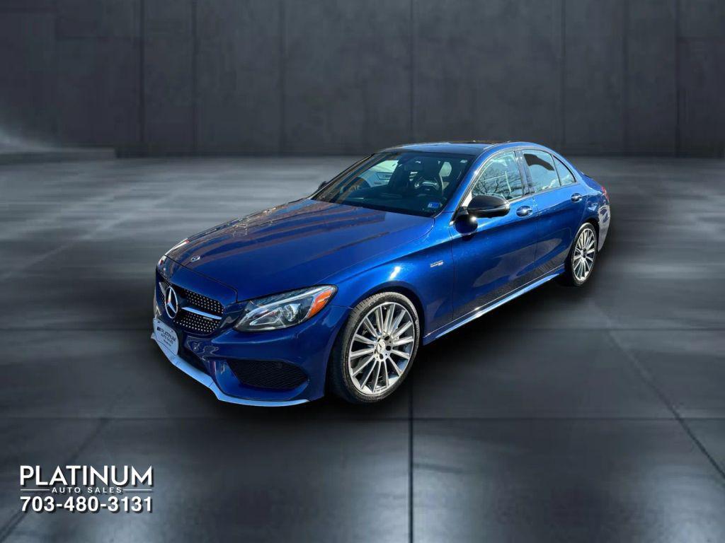 used 2018 Mercedes-Benz AMG C 43 car, priced at $21,995