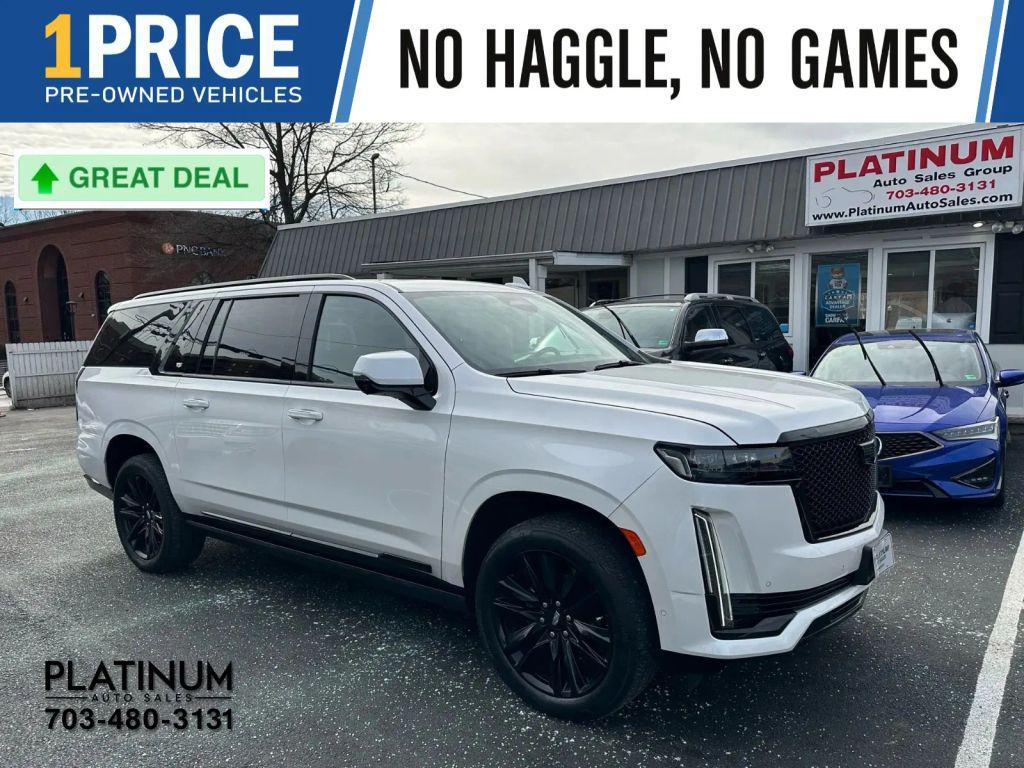 used 2021 Cadillac Escalade ESV car, priced at $56,995