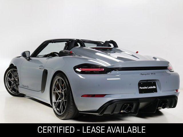 used 2025 Porsche 718 Spyder car, priced at $198,995