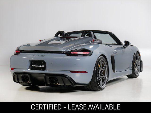 used 2025 Porsche 718 Spyder car, priced at $198,995