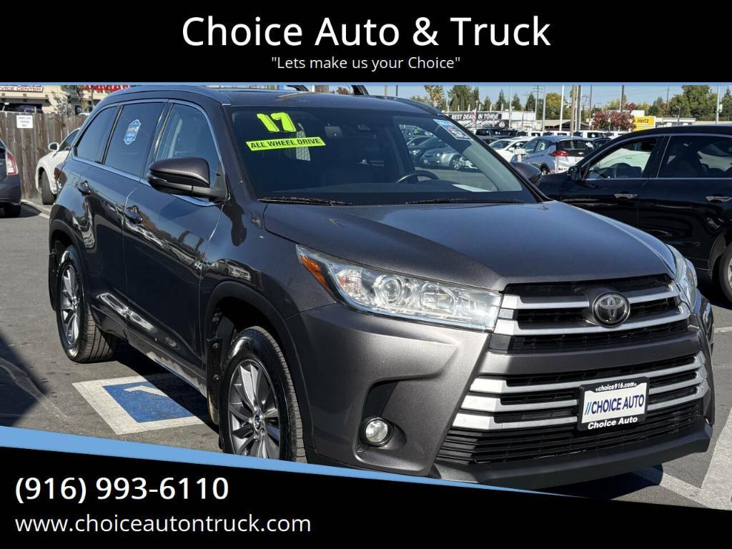 used 2017 Toyota Highlander car, priced at $20,598