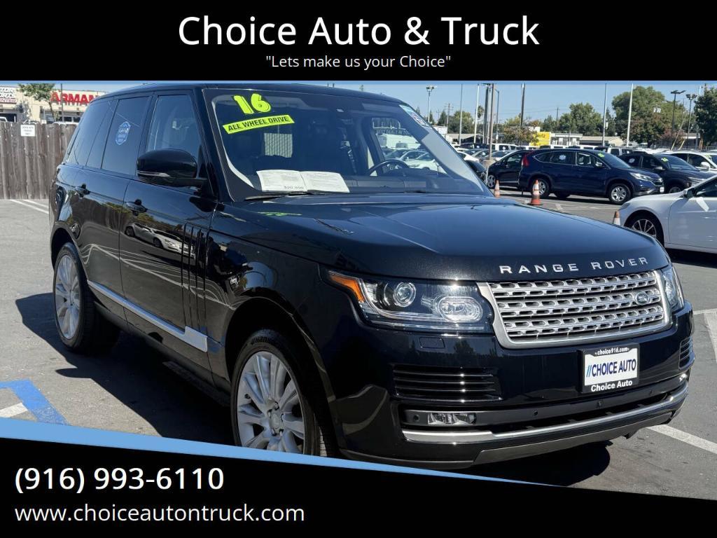 used 2016 Land Rover Range Rover car, priced at $18,998