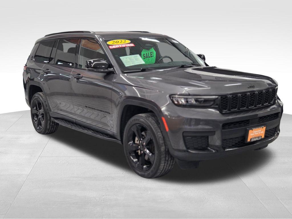 used 2022 Jeep Grand Cherokee L car, priced at $28,000