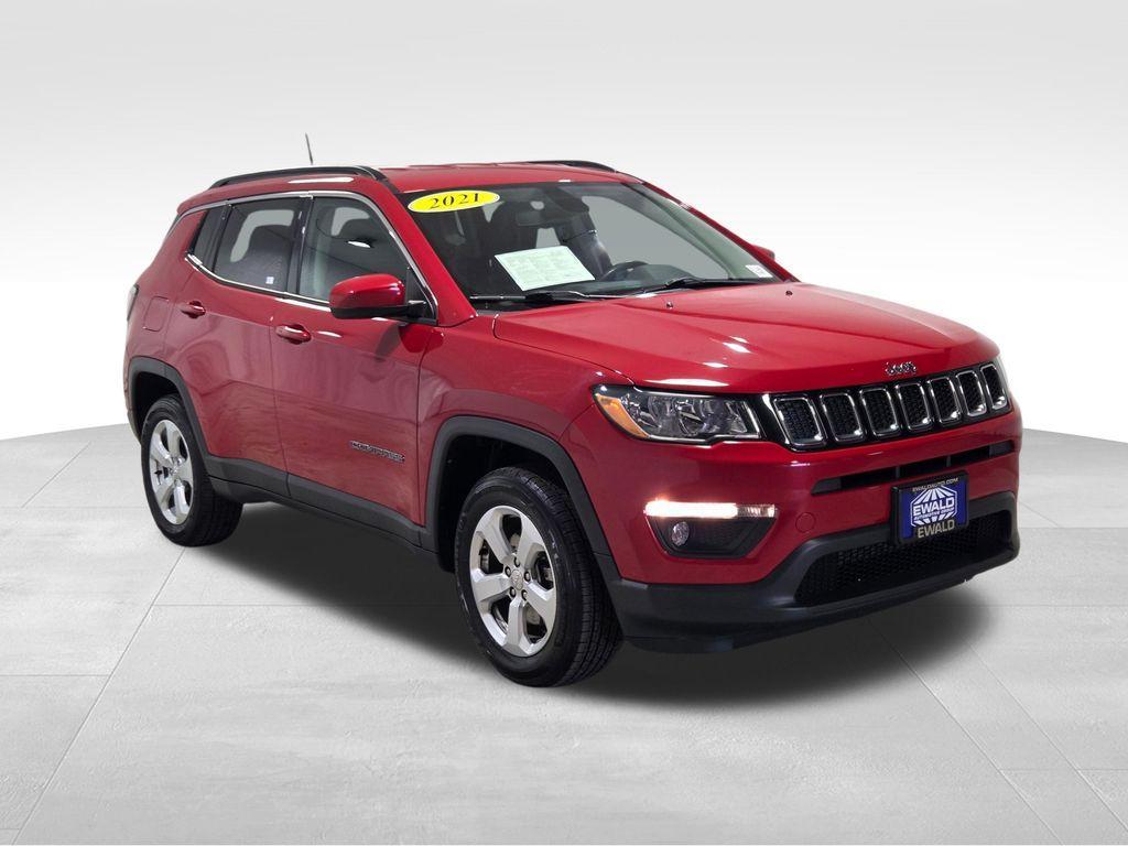 used 2021 Jeep Compass car, priced at $19,467