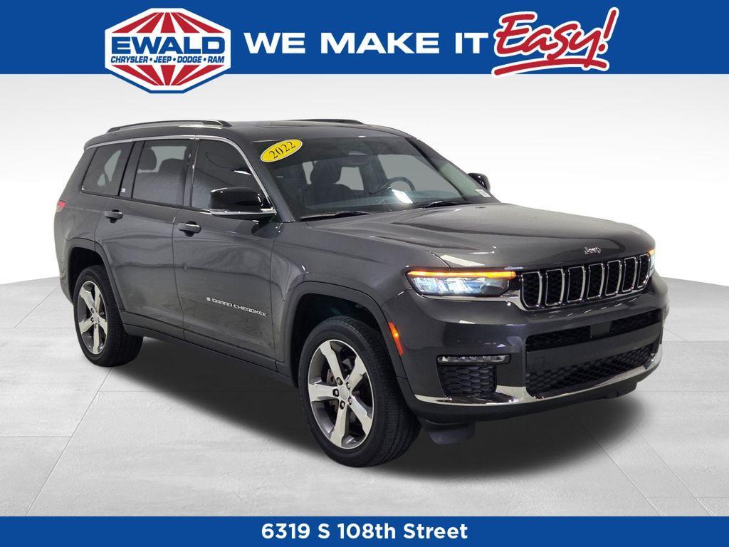 used 2022 Jeep Grand Cherokee L car, priced at $30,500