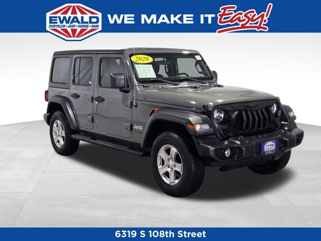 used 2020 Jeep Wrangler Unlimited car, priced at $20,798