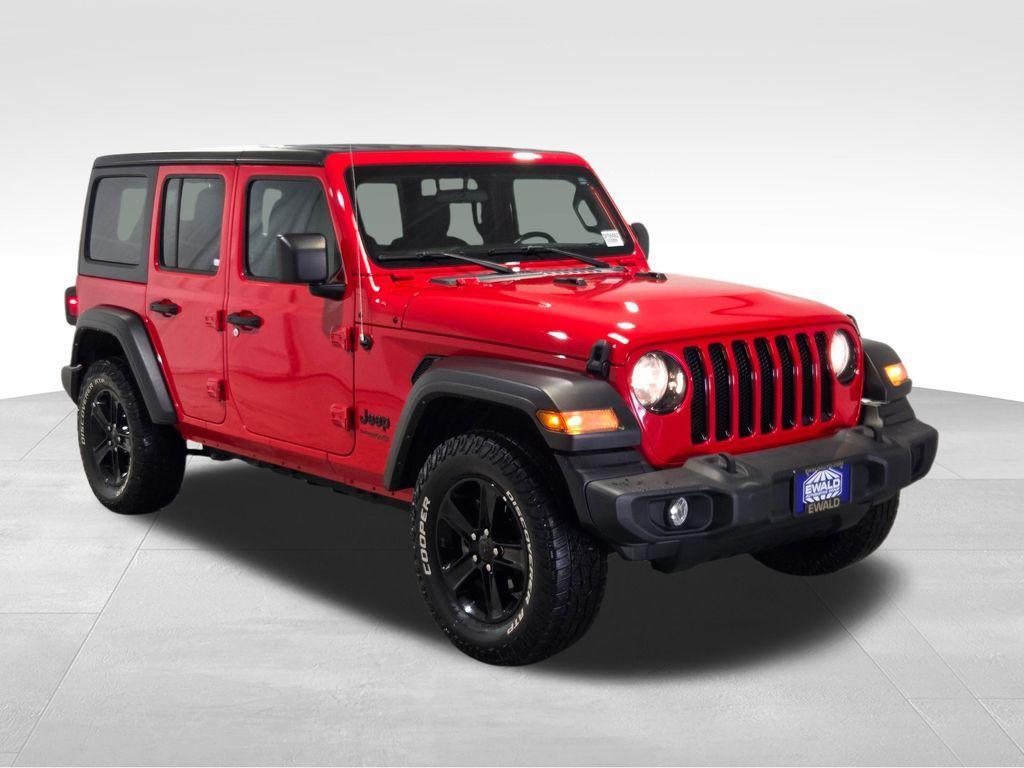 used 2021 Jeep Wrangler Unlimited car, priced at $25,750