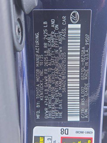 new 2025 Lexus ES 350 car, priced at $49,449