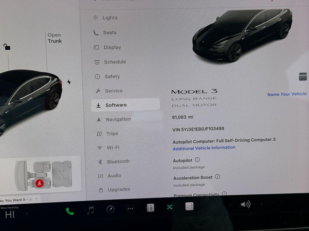used 2018 Tesla Model 3 car, priced at $19,500