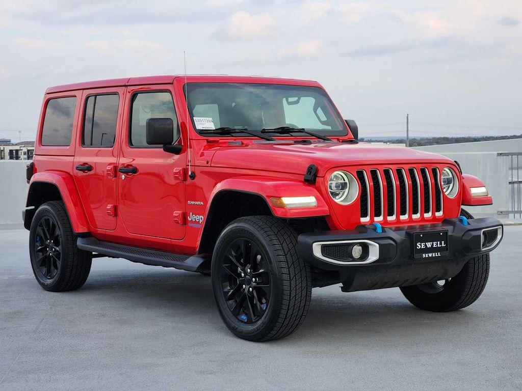 used 2022 Jeep Wrangler Unlimited 4xe car, priced at $23,990