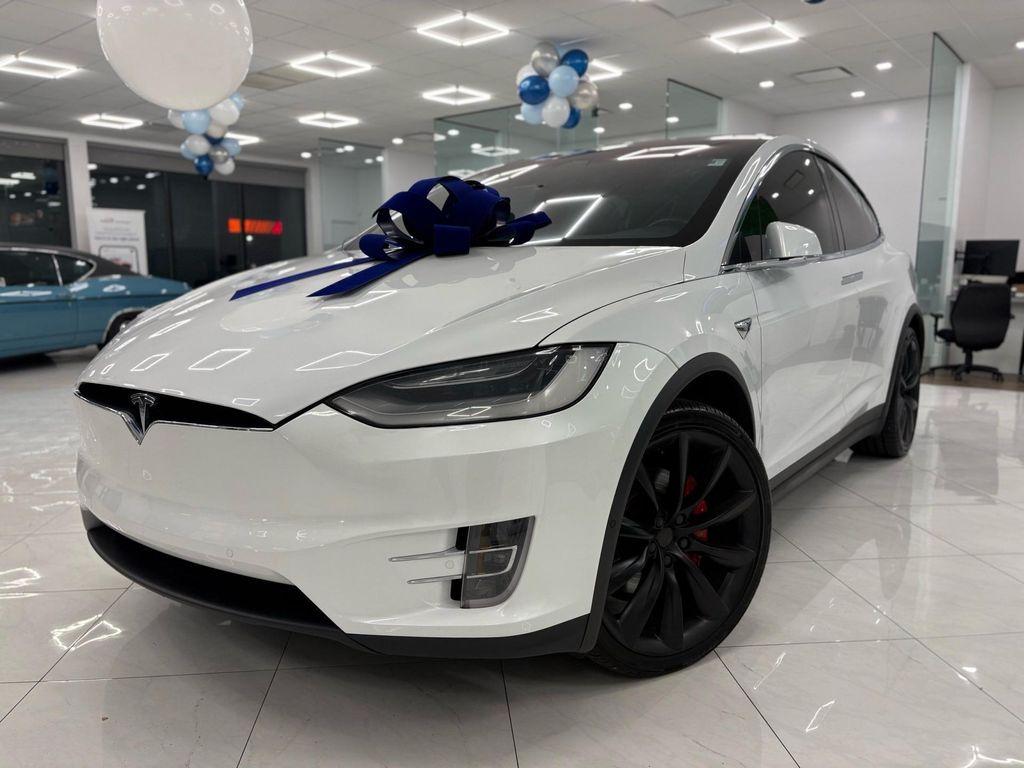 used 2021 Tesla Model X car, priced at $38,195