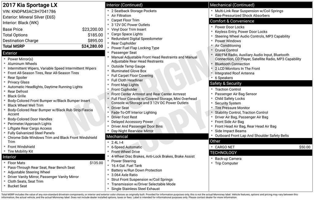used 2017 Kia Sportage car, priced at $9,733